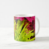 farbige Blume Kaffeetasse (VorderseiteRechts)