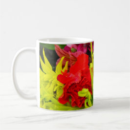 farbige Blume Kaffeetasse
