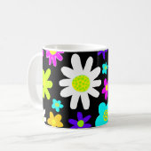 Farbige Blume Kaffeetasse (Vorderseite Links)