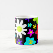 Farbige Blume Kaffeetasse (Mittel)