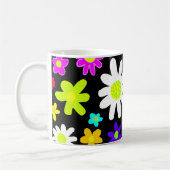 Farbige Blume Kaffeetasse (Links)