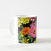 Farbige Blume Kaffeetasse (Vorderseite Links)
