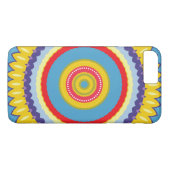 Farbige Blume Kaleidoskop Case-Mate iPhone Hülle (Rückseite (Horizontal))