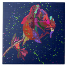 Farbige Blume Keramik Tile Fliese