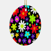 Farbige Blume Keramikornament (Rechts)