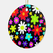 Farbige Blume Keramikornament (Links)