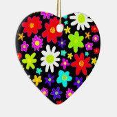 Farbige Blume Keramikornament (Rechts)