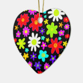 Farbige Blume Keramikornament (Links)