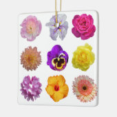 Farbige Blume Keramikornament (Links)