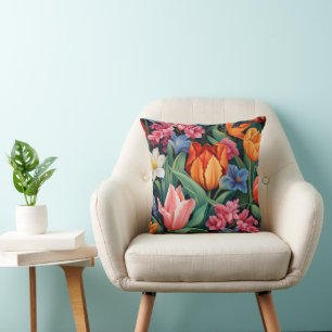 Farbige Blume Kissen