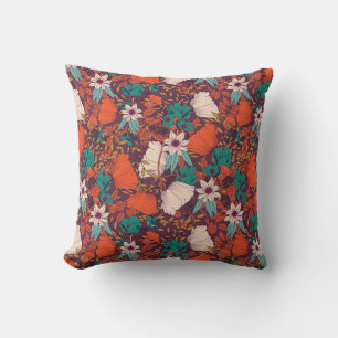 Farbige Blume Kissen