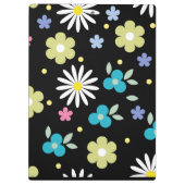 Farbige Blume Klemmbrett (Rückseite)