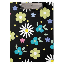 Farbige Blume Klemmbrett