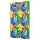 Farbige Blume Klemmbrett (Links)