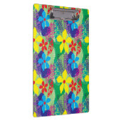 Farbige Blume Klemmbrett (Rechts)