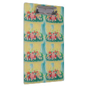 Farbige Blume Klemmbrett (Rechts)