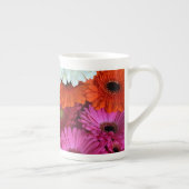 Farbige Blume Knochen China Tasse (Rechts)