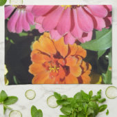 Farbige Blume Küchentuch (Gefaltet)