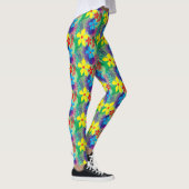 Farbige Blume Leggings (Rechts)