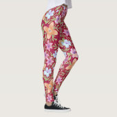 Farbige Blume Leggings (Rechts)