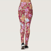 Farbige Blume Leggings (Rückseite)