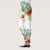 Farbige Blume Leggings (Links)