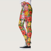 Farbige Blume Leggings (Links)