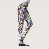 Farbige Blume Leggings (Rechts)