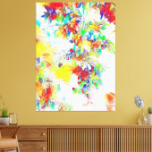 Farbige Blume Leinwanddruck (Insitu (Wohnzimmer))