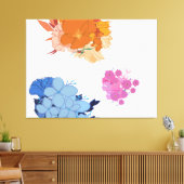 Farbige Blume  Leinwanddruck (Insitu (Wohnzimmer))