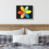 Farbige Blume Leinwanddruck (Insitu (Schlafzimmer))