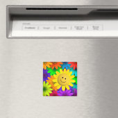 Farbige Blume Magnet (In Situ (Geschirrspüler))