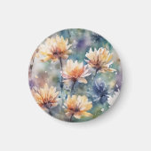 Farbige Blume Magnet (Vorne)