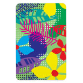 Farbige Blume Magnet (Vertikal)