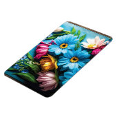 Farbige Blume Magnet (Linke Seite)