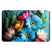 Farbige Blume Magnet (Horizontal)