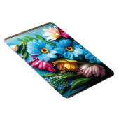 Farbige Blume Magnet (Rechte Seite)