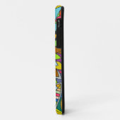 farbige Blume mandala yaei Design Case-Mate iPhone Hülle (Hinten/Links)