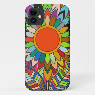 farbige Blume mandala yaei Design Case-Mate iPhone Hülle