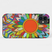 farbige Blume mandala yaei Design Case-Mate iPhone Hülle (Rückseite (Horizontal))