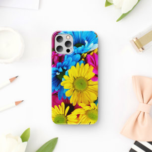 Farbige Blume, Milchprodukte - Blau-Gelb-Rosa Case-Mate iPhone Hülle
