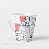 Farbige Blume Milchtasse (Linke Ecke)