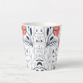 Farbige Blume Milchtasse (Vorderseite)