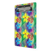 Farbige Blume Mini Klemmbrett (Gewinkelt2)