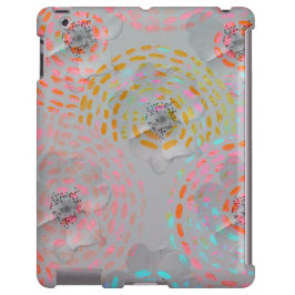 Farbige Blume mit gepunkteten grafischen Linien Case-Mate iPhone Hülle