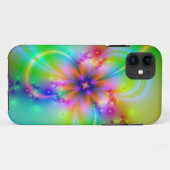 Farbige Blume mit Ribbons Case-Mate iPhone Hülle (Rückseite (Horizontal))