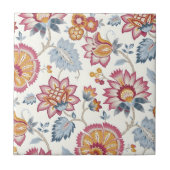 Farbige Blume mit Sweatfliesen Fliese (Vorderseite)