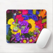 Farbige Blume Mix Mousepad (Mit Mouse)
