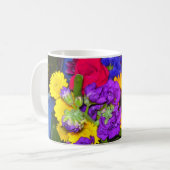 Farbige Blume Mix Tasse (Vorderseite Links)