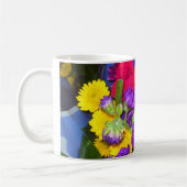 Farbige Blume Mix Tasse (Links)